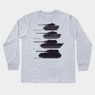 German heavy tanks Kids Long Sleeve T-Shirt